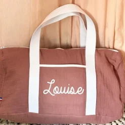 Oh la la Paris Sac Week-end Personnalisable Vieux Rose - Hot