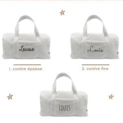 Oh la la Paris Sac Week-end Personnalisable Moumoute - New