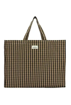 Gabrielle Paris Sac Week-End Vichy Café - Sale