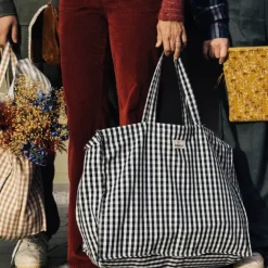 Gabrielle Paris Sac Week-end Vichy Noir - Fashion