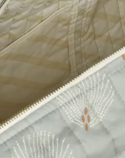 nobodinoz Sac Week-End White Gatsby / Antique Green - Discount