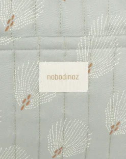 nobodinoz Sac Week-End White Gatsby / Antique Green - Discount