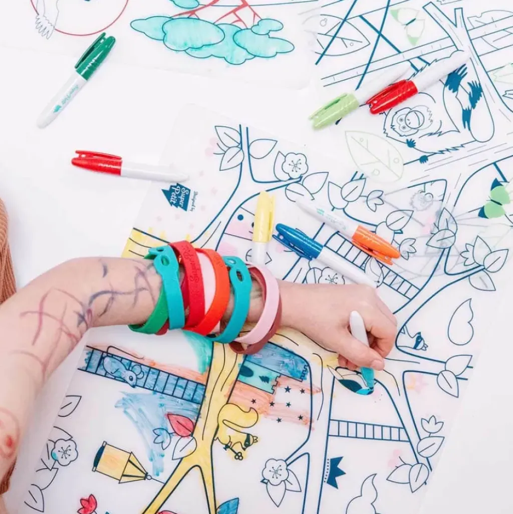 Les Biscottes Set Silicone à Colorier Arbre Magique - Super Petit Sale