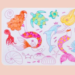 Les Biscottes Set Silicone à Colorier Sirène - Super Petit Best