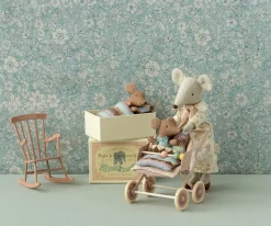 Maileg Souris Bébé dans sa Boite Bleu - Sale