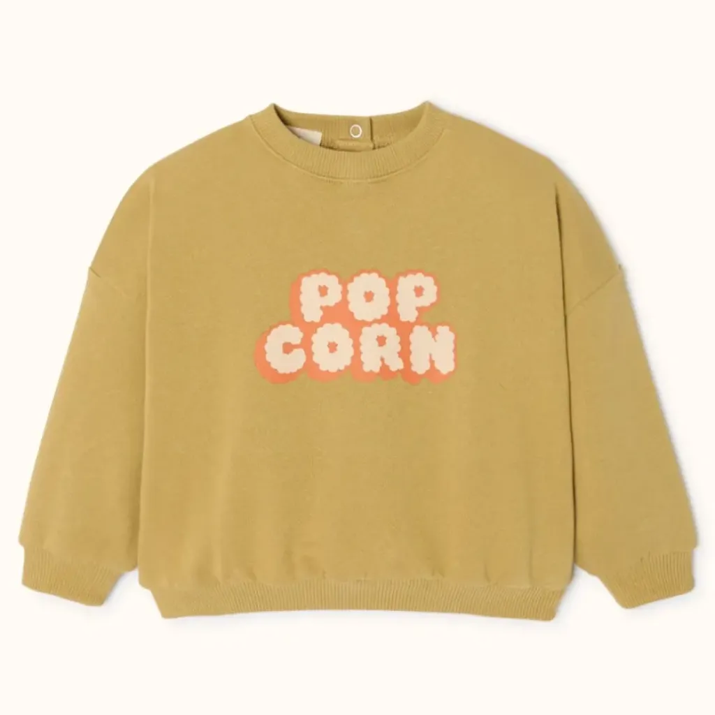 Apaches Collections Sweat Anahiti Pop Corn Placé Olive - Online