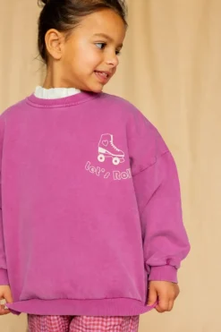 Apaches Collections Sweat Vanya Roll Fuchsia - Online