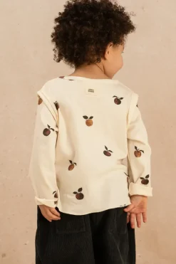 Studio Bohème Tee-Shirt Lala Ecru Pommes - Best