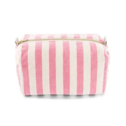 Rose In April Trousse de Toilette Eponge Rayée Rose - Clearance