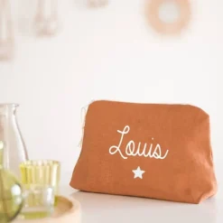 Oh la la Paris Trousse de Toilette Personnalisable Camel - Oh lala Paris Fashion