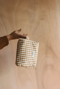 Gabrielle Paris Trousse de Toilette Vichy Camel - Fashion