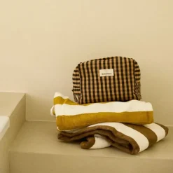 Gabrielle Paris Trousse de Toilette Vichy Café - Fashion