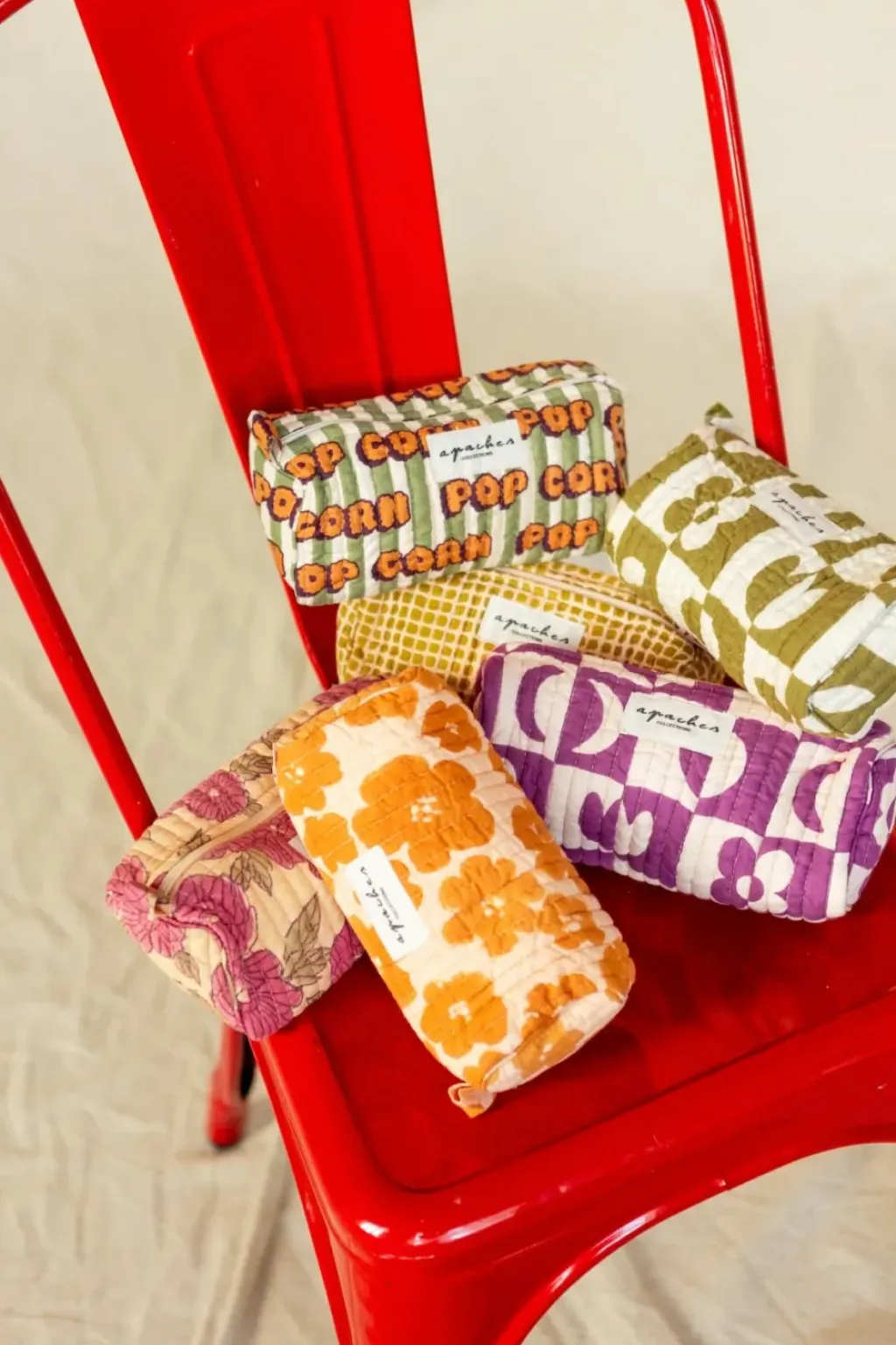 Apaches Collections Trousse Opal Pop Corn Olive - Online