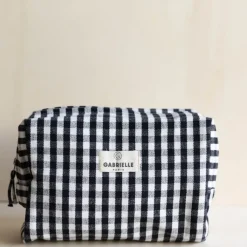 Gabrielle Paris Trousse Palma de Toilette Vichy Noir - Clearance