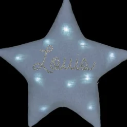 Oh la la Paris Veilleuse Etoile Lin Bleu Grisé - Fashion