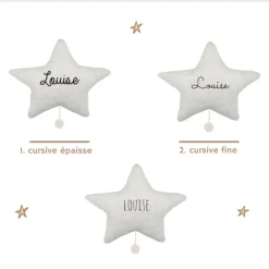 Oh la la Paris Veilleuse Etoile Musicale Personnalisable Moumoute - Best