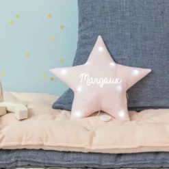 Oh la la Paris Veilleuse Etoile Musicale Rose Paillettes - Outlet