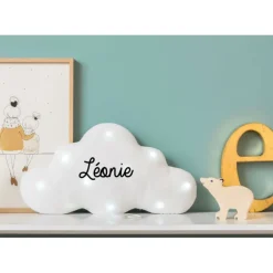 Oh la la Paris Veilleuse nuage blanc paillettes Discount