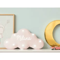 Oh la la Paris Veilleuse nuage musicale paillettes rose Outlet