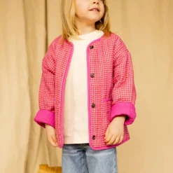 Apaches Collections Veste Dhoti Khadi Fuchsia - New