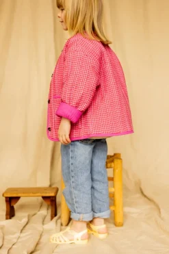 Apaches Collections Veste Dhoti Khadi Fuchsia - New